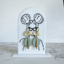 Load image into Gallery viewer, WS Brass Leaf Dangles