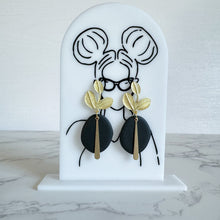 Load image into Gallery viewer, WS Brass Leaf Dangles