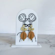 Load image into Gallery viewer, WS Brass Leaf Dangles