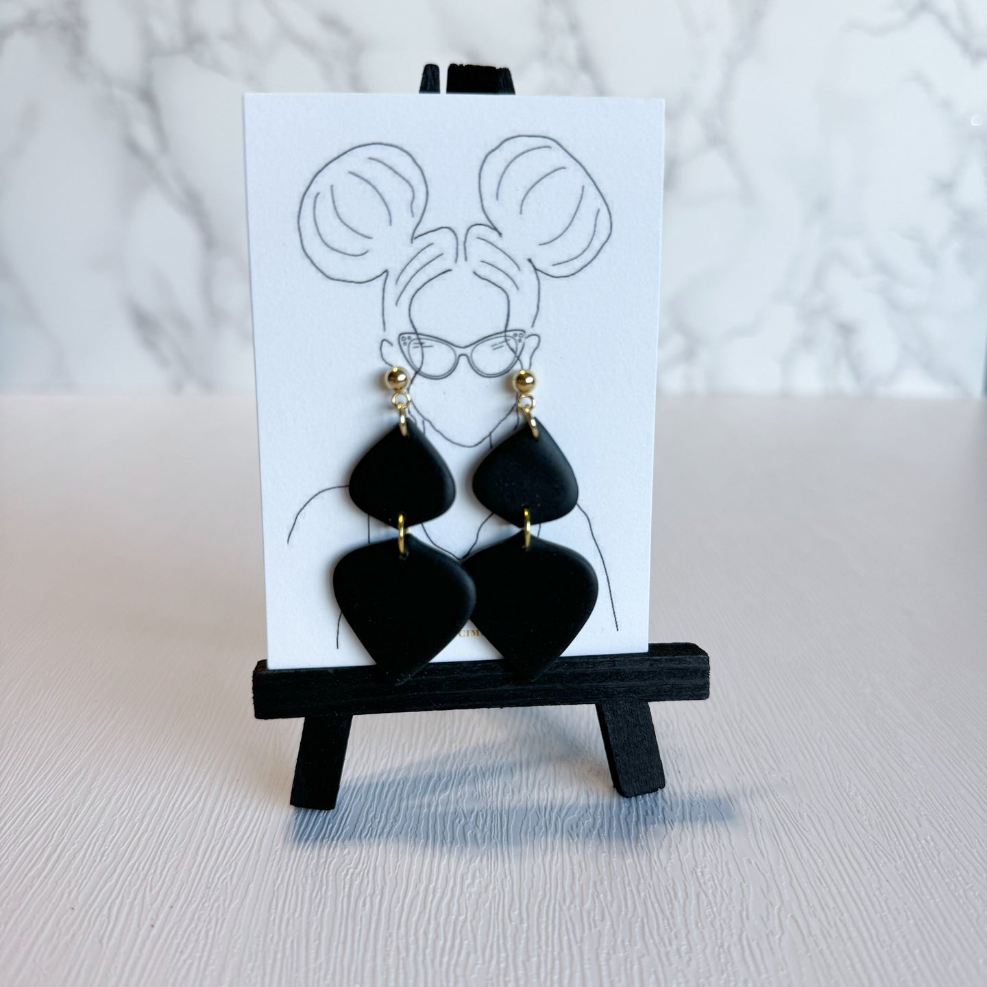 Black Everyday Dangles