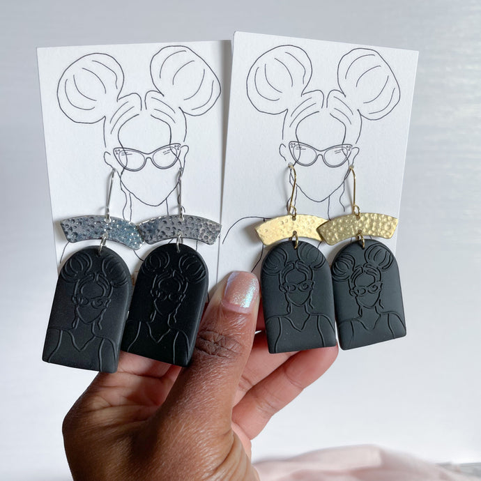 BC Signature Earrings | Black