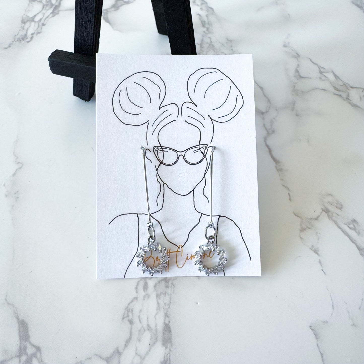 Circle Drop Earrings