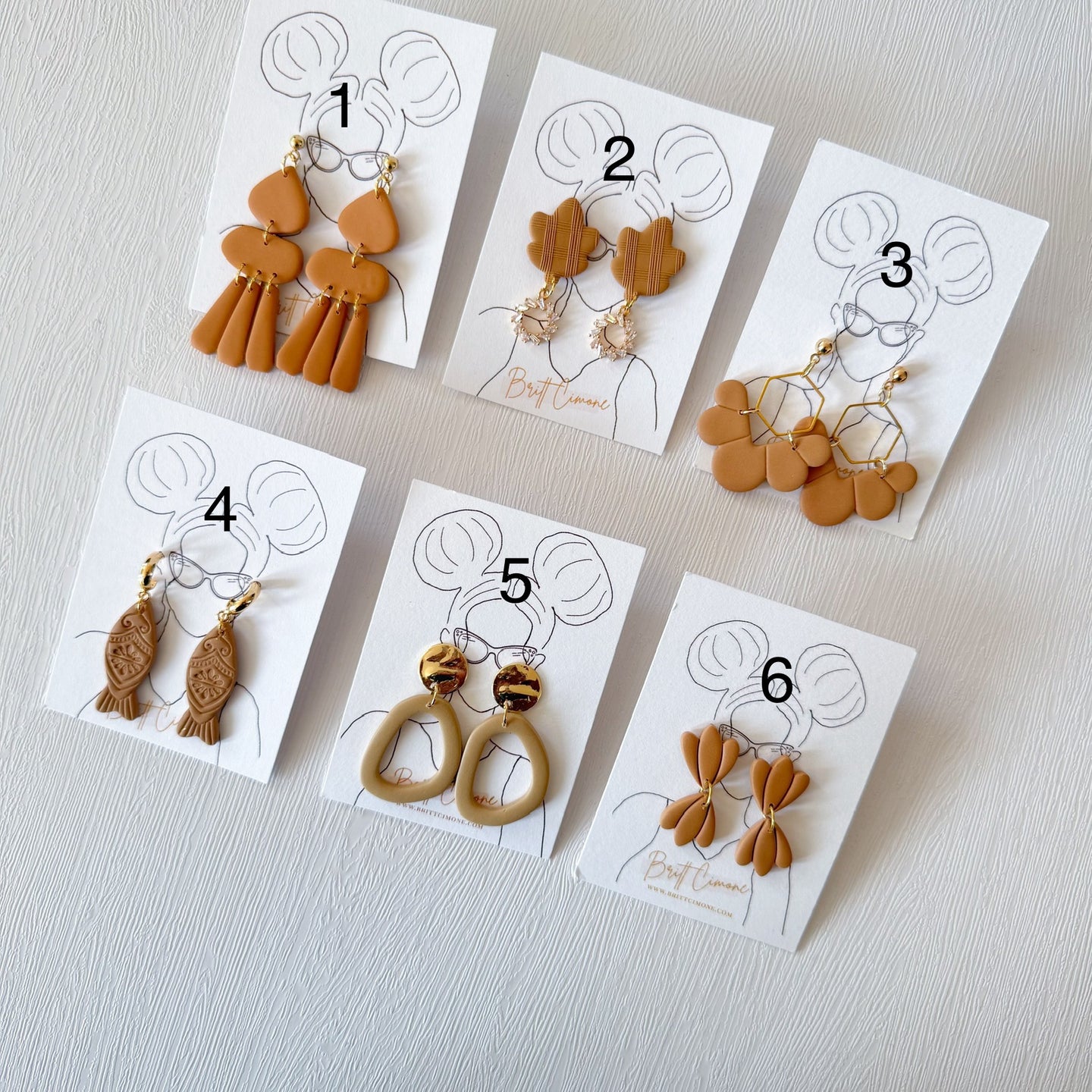 Clay Earrings