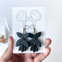 Load image into Gallery viewer, Iris | Petal Flower Drop Earrings
