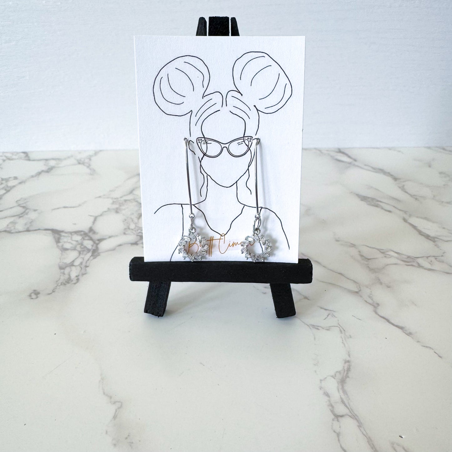 Circle Drop Earrings
