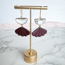 Load image into Gallery viewer, Wine Elegant Dangles
