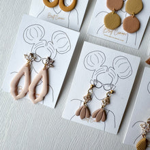Load image into Gallery viewer, Neutral Clay Earrings 4
