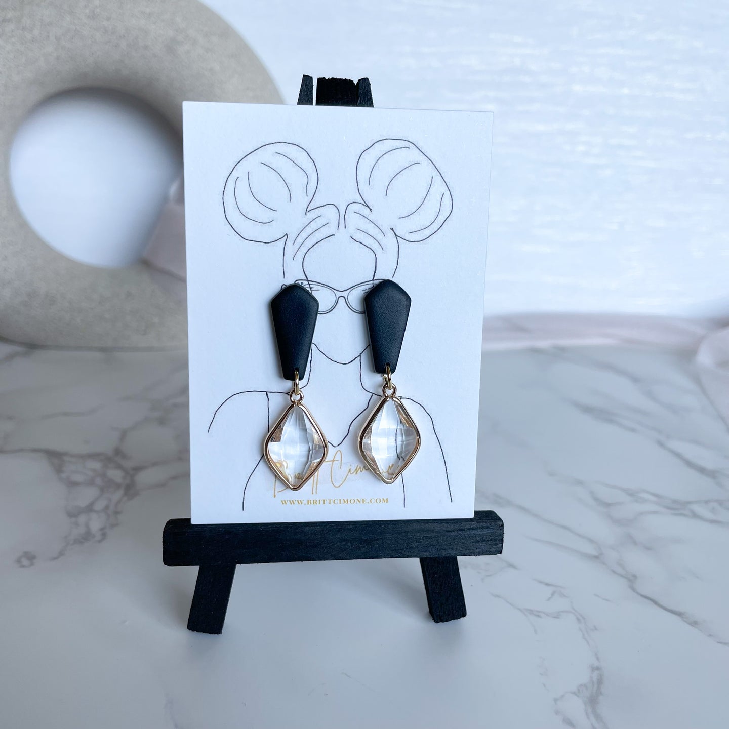 WS Dainty Coffin Dangles