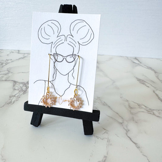 Circle Drop Earrings